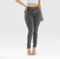 Calça Jeans Feminina Black Wash Cintura Alta