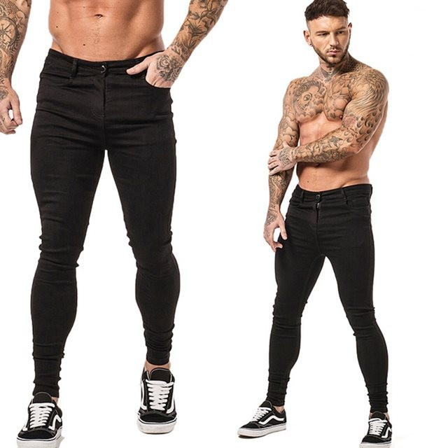 Calça Patchwork Jeans Masculina Fit