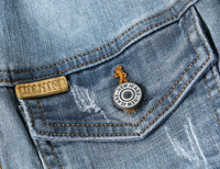 Jaqueta Jeans Distressed Classic