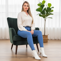 Kit 3 Calças Skinny Femininas de Cintura Alta