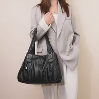 Bolsa Kangaroo de Luxo Minimalista em Couro