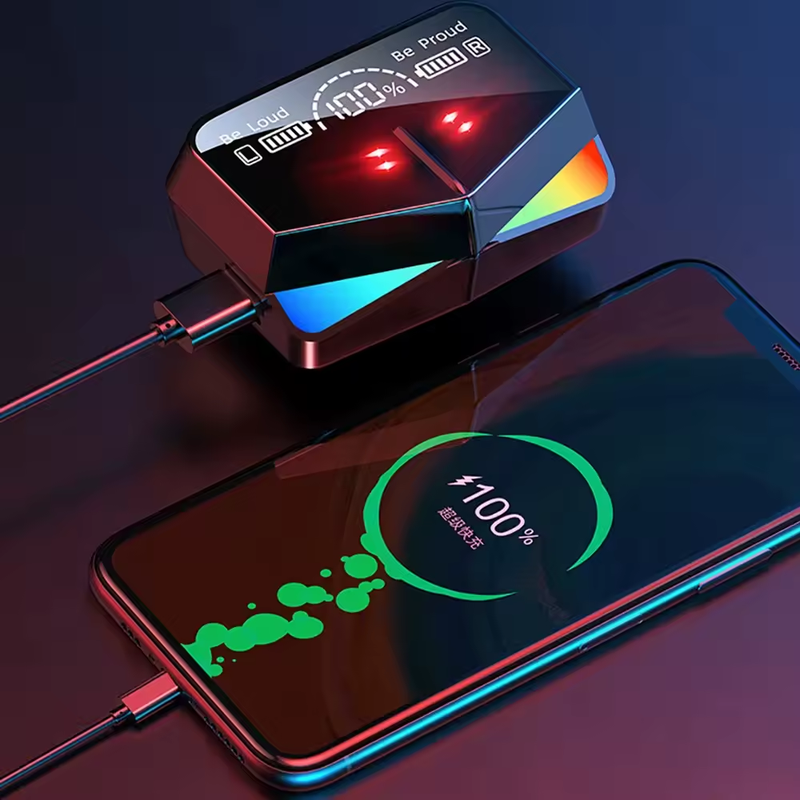 Fones de Ouvido Gamer M28 LED Profissional com Carregamento para Celular e Redução de Ruido