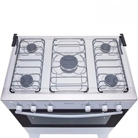 Fogão Atlas Mônaco Plus 5 Bocas Mesa Inox Forno 86,5L Automático