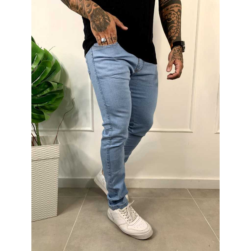 Kit com 3 Calças Jeans Masculina Skinny Qualidade Premium