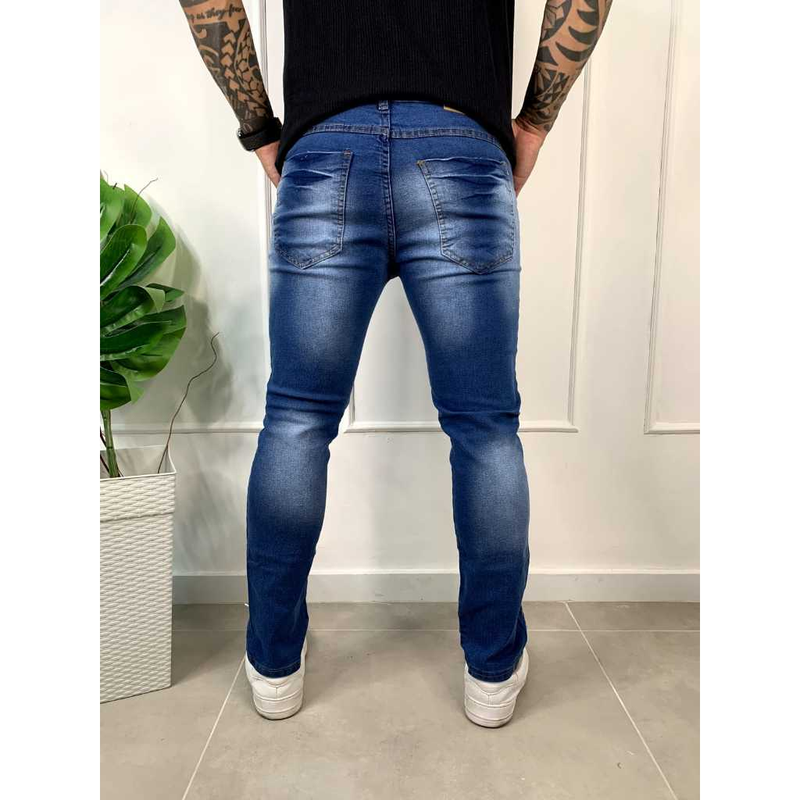 Kit com 3 Calças Jeans Masculina Skinny Qualidade Premium
