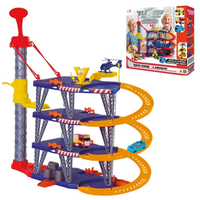 Mega Garagem de Brinquedo com 4 Andares + Elevador e Lava Rápido