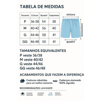 Kit com 4 Shorts Linho Premium Masculino