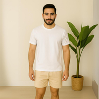 Kit com 4 Shorts Linho Premium Masculino