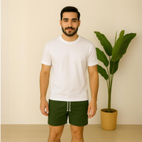 Kit com 4 Shorts Linho Premium Masculino
