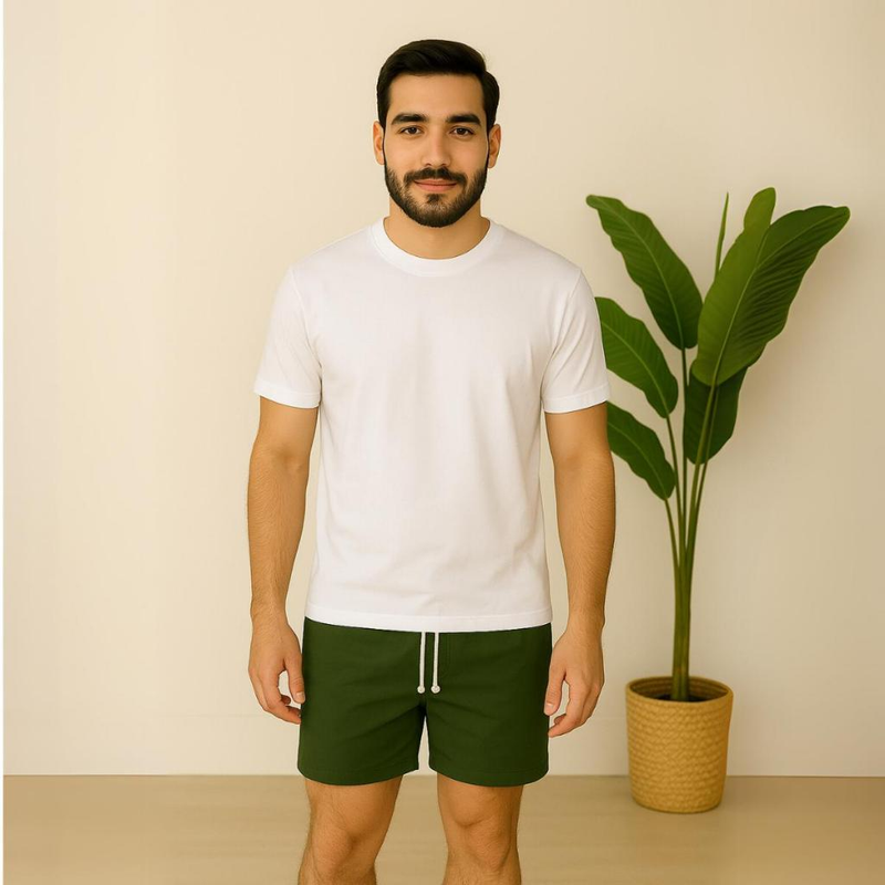Kit com 4 Shorts Linho Premium Masculino