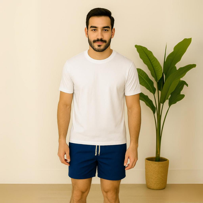 Kit com 4 Shorts Linho Premium Masculino
