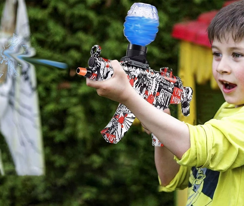 Arma Elétrica Lança Bolinhas De Gel