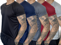 Kit 5 Camisetas Dry Fit Masculina